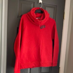 Nike women’s  Red Turtleneck Sweatshirt